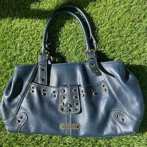 Nine West Navy Studded Shoulder Bag